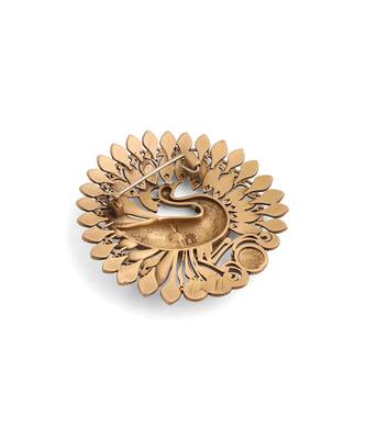 Dancing Peacock Brooch 5