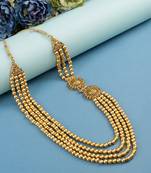   pearl beads dulha groom sherwani mala for   for wedding | layered mala | perfect for groom