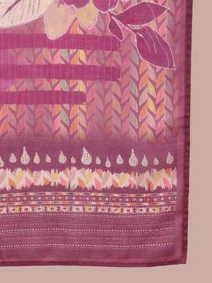women multi rayon blend floral printed straight kurta trouser with dupatta 4