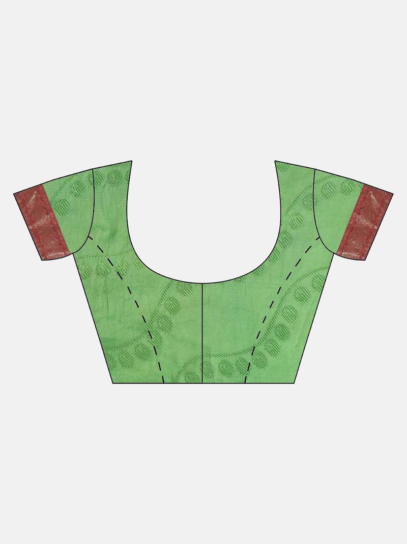 Hand Dyed Maroon & Orange Bandhani Silk Sustainable Saree