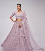 Mof EMbroidered Lehenga Choli Set With Dupatta