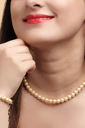  Traditional Pearl Necklace Set for Wo      Festive & Party Wear Indian Jewelry