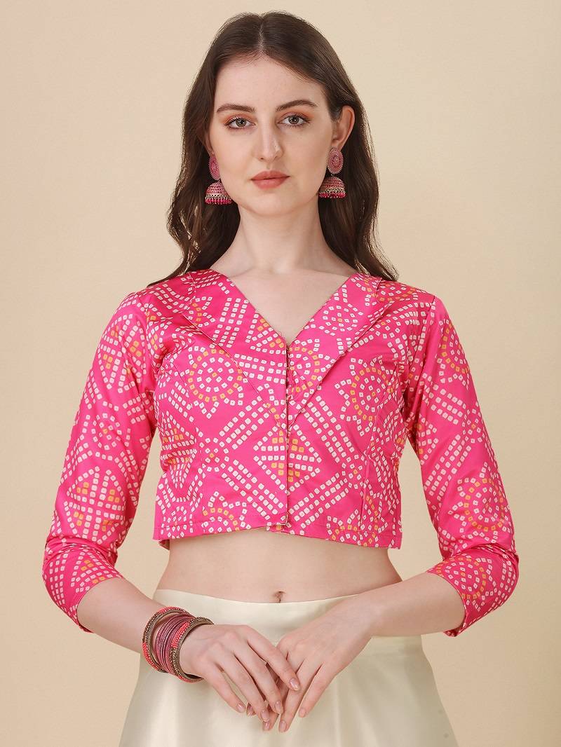 Pink Digital Printed Lehenga Choli Set With Dupatta