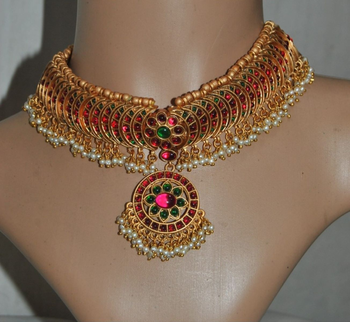 Kemp stone designer necklace set 1