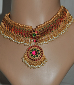 Kemp stone designer necklace set