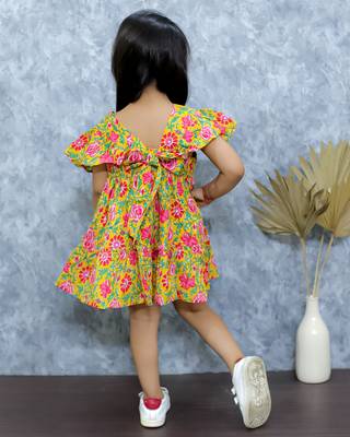 Yellow bow frock 3
