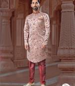 Havy indowestern sherwani set with thread work &  fancy botton