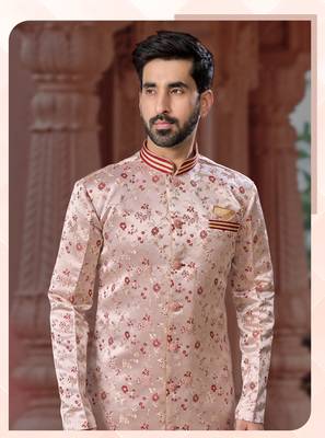 Havy indowestern sherwani set with thread work &  fancy botton 2