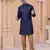 Full computer star work indowestern sherwani set with thread and stone work with fancy botton