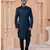 Havy sherwani set with thread, star work & zari work with fancy botton