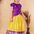 Baby Girls Ringani New south Indian traditional pattu pavadai Jacquard Lehenga choli for Kids dress