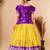 Baby Girls Ringani New south Indian traditional pattu pavadai Jacquard Lehenga choli for Kids dress