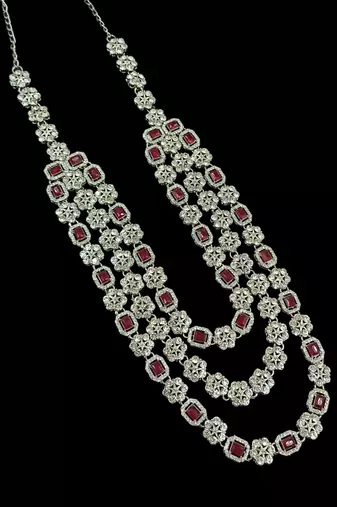 Neacklesh  set moti  kundan
