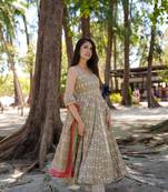 Green Cotton Printed Kurta Suit Set