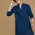 Sanwara firozi shimmering elegance men's chikankari kurta with sequins