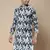 Men's designer & stylish printed traditional cotton kurta by sanwara