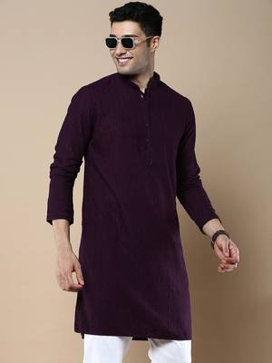 Sanwara's stylish ethnic chikankari kurta for men 1