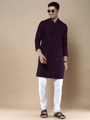Sanwara's stylish ethnic chikankari kurta for men 5