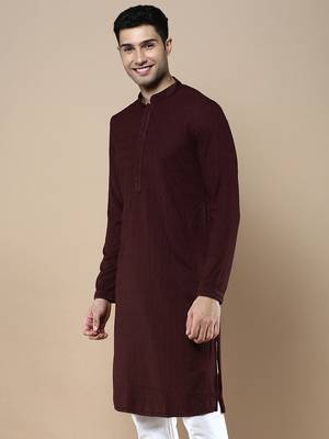 Sanwara's stylish ethnic chikankari kurta for men 3