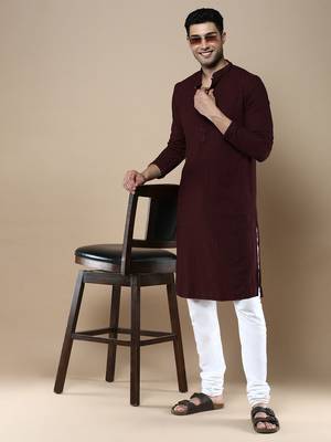 Sanwara's stylish ethnic chikankari kurta for men 5
