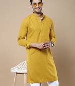 Sanwara's stylish ethnic chikankari with sequins kurta for men