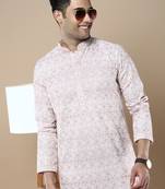 Sanwara's stylish ethnic chikankari kurta for men