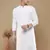 Unleash your style with men's white chikankari designer kurta by sanwara