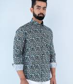 Multi floral printed full sleeves cotton shirt