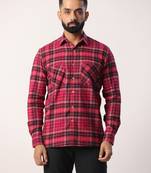 Multicolor full sleeves flannel checks shirt