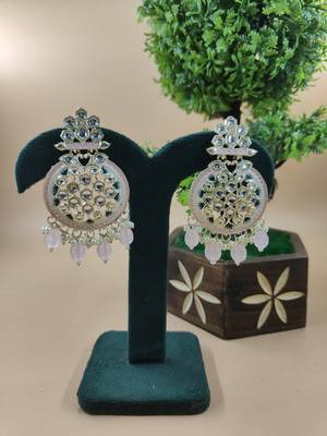   Beads, and Kundan Ethnic Earrings for Wo  - Lightweight Earrings 1
