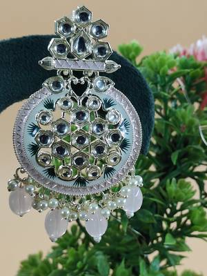   Beads, and Kundan Ethnic Earrings for Wo  - Lightweight Earrings 4