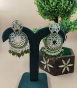   Mehndi Color, and Pearl Earrings for Wo  - Lightweight Earrings