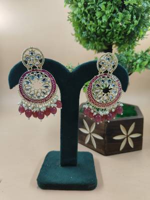   Rani Color, and Pearl Earrings for Wo  - Lightweight Earrings 1