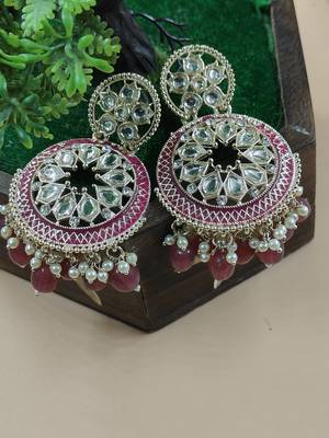   Rani Color, and Pearl Earrings for Wo  - Lightweight Earrings 3