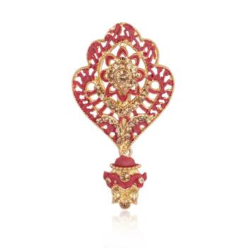   groom sherwani necklace moti mala layered for wedding | groom mala with brooch set 3