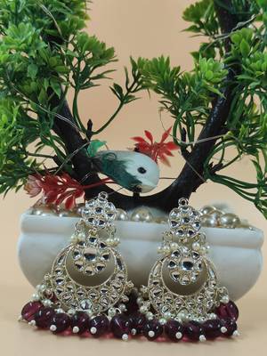   Beautiful Gold Plated Pearl Earrings for Wo  and Girls 1