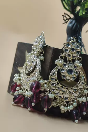   Beautiful Gold Plated Pearl Earrings for Wo  and Girls
