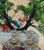   Beautiful Gold Plated Pearl Earrings for Wo  and Girls