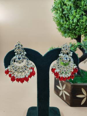   Beautiful Gold Plated Pearl Earrings for Wo  and Girls 1