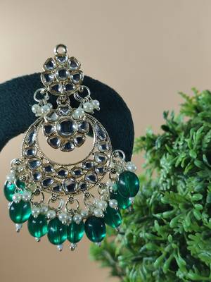   Beautiful Gold Plated Pearl Earrings for Wo  and Girls 2