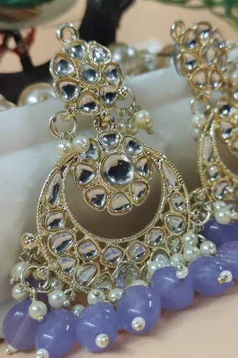   Beautiful Gold Plated Pearl Earrings for Wo  and Girls