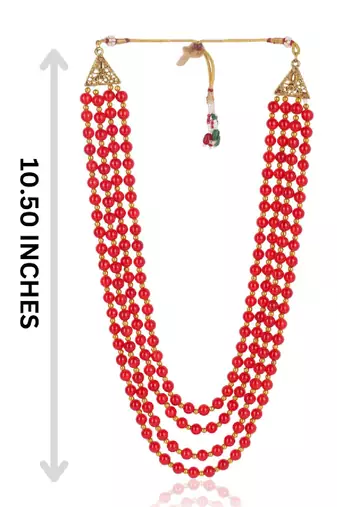 Groom mala and brooch set