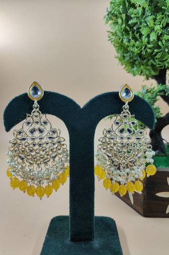   Beautiful Gold Plated Pearl Earrings for Wo  and Girls