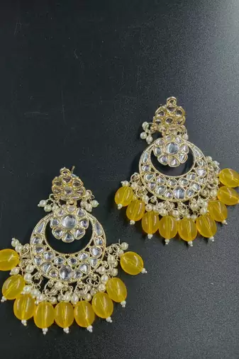   Beautiful Gold Plated Pearl Earrings for Wo  and Girls
