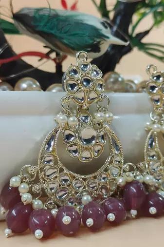   Beautiful Gold Plated Pearl Earrings for Wo  and Girls