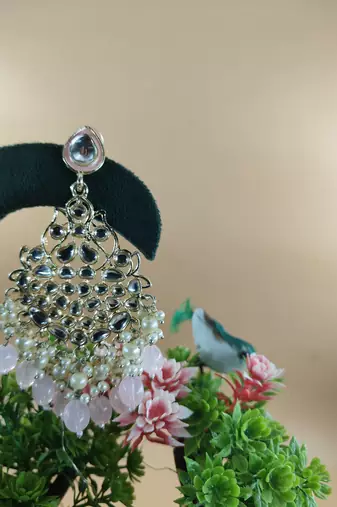   Beautiful Gold Plated Pearl Earrings for Wo  and Girls