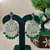   Beautiful Green Color Gold Plated Pearl Earrings for Wo  and Girls