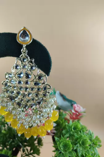   Beautiful Gold Plated Pearl Earrings for Wo  and Girls
