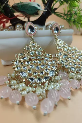   Beautiful Gold Plated Pearl Earrings for Wo  and Girls