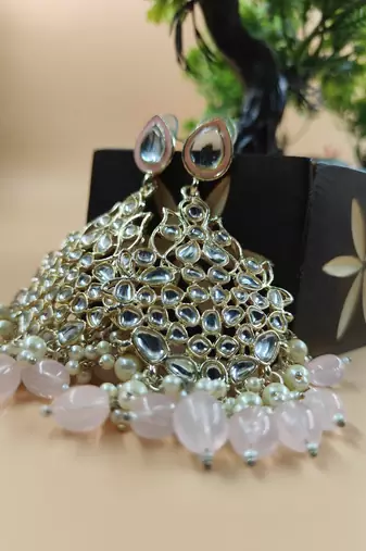   Beautiful Gold Plated Pearl Earrings for Wo  and Girls